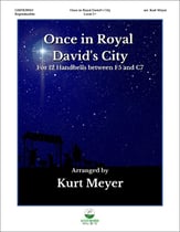 Once in Royal David's City Handbell sheet music cover